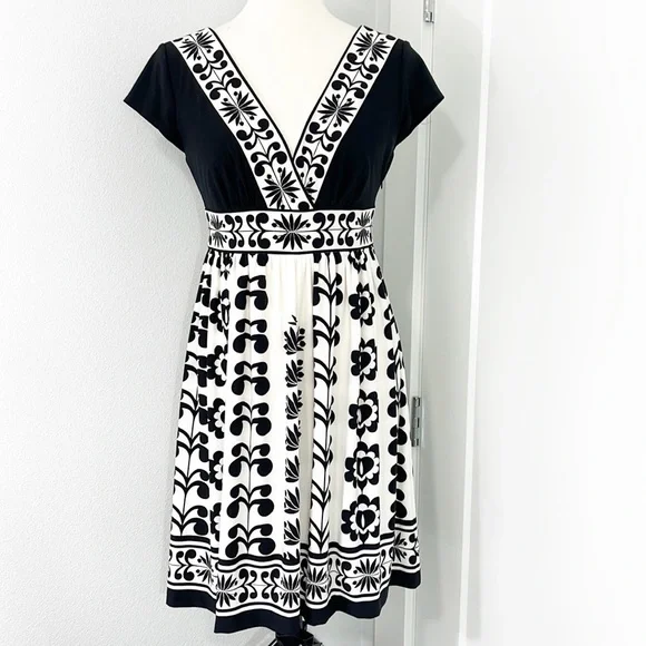 maggy london black and white dress maggy long dresses